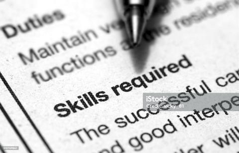 Image of skills required for a marketing CV